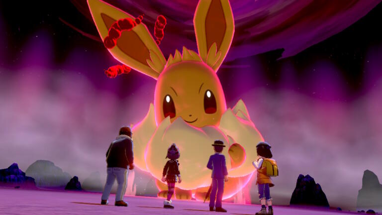 Pokémon Spada e Scudo Eevee Gigamax