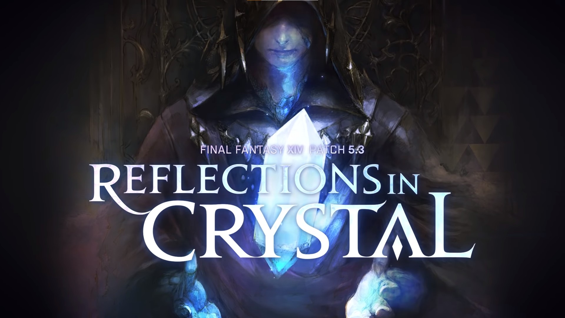 Final Fantasy XIV Reflection in Crystal Patch 5.3 wallpaper logo