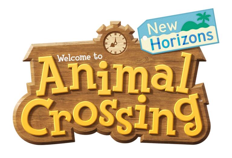 animal crossing: new horizons wallpaper logo