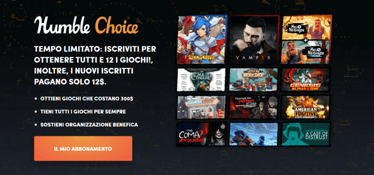 Humble Choice Agosto 2020 wallpaper logo