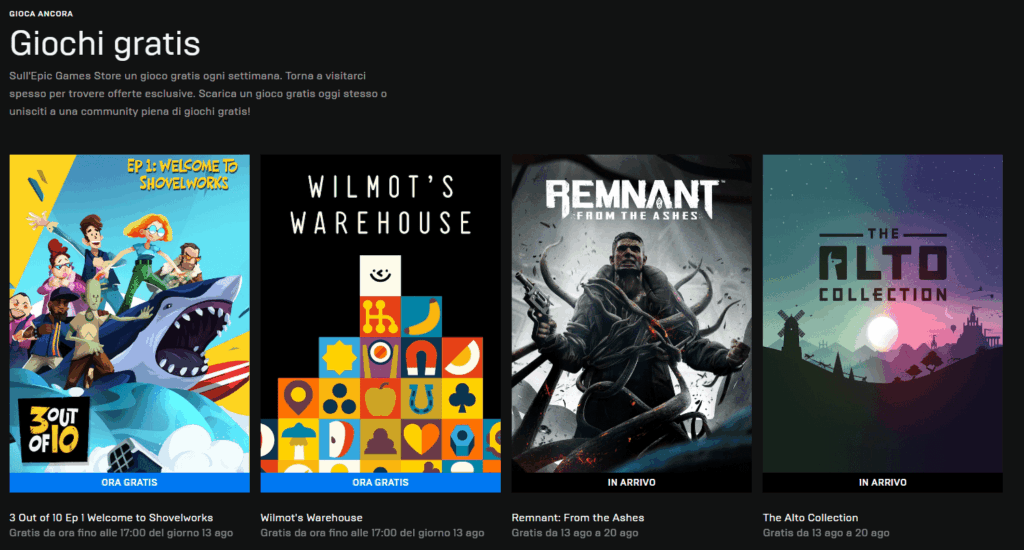 Epic Games Store: i giochi gratis del 13 Agosto 2020 wallpaper