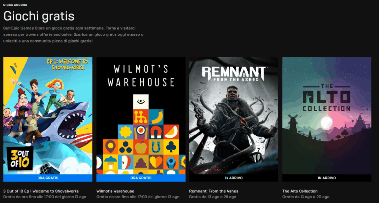 Epic Games Store: i giochi gratis del 13 Agosto 2020 wallpaper