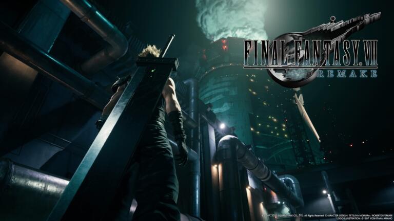 Final Fantasy VII Remake wallpaper screenshot logo
