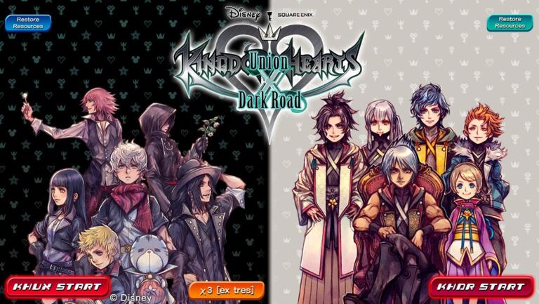Kingdom Hearts Union X Dark Road
