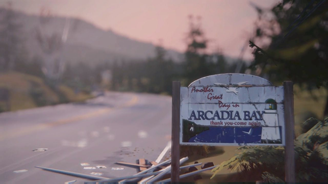 Life is strange Insegna Arcadia Bay