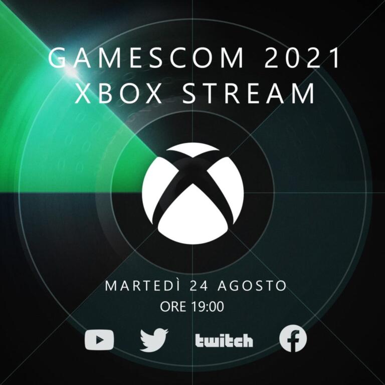 Gamescom 2021: Xbox Stream e Opening Night Live, si parte dal 24 Agosto