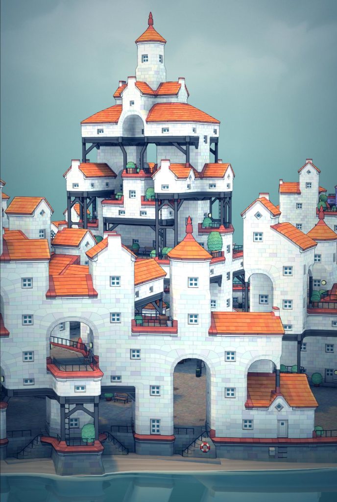 Townscaper: costruire in relax — Recensione