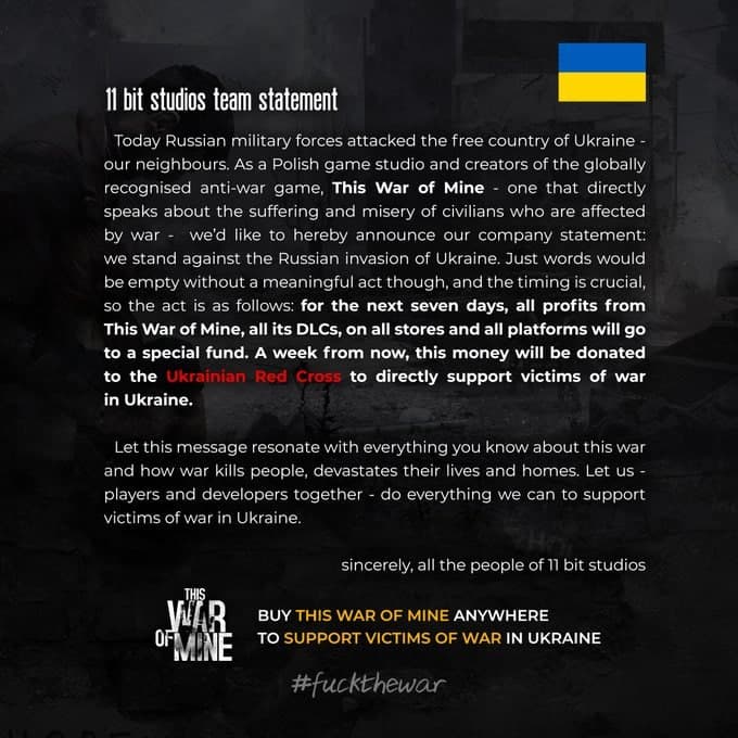 this War Of mine Beneficienza