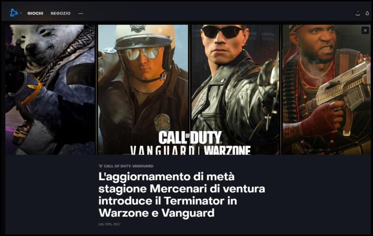 Activision plagia artista con CoD Vanguard e Warzone