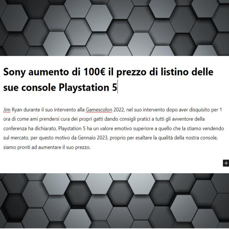 Playstation 5 aumento di prezzo