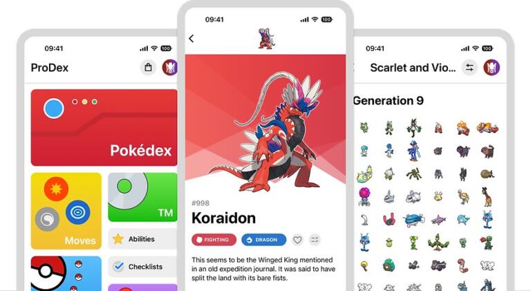 ProDex, Pokedex per iOS