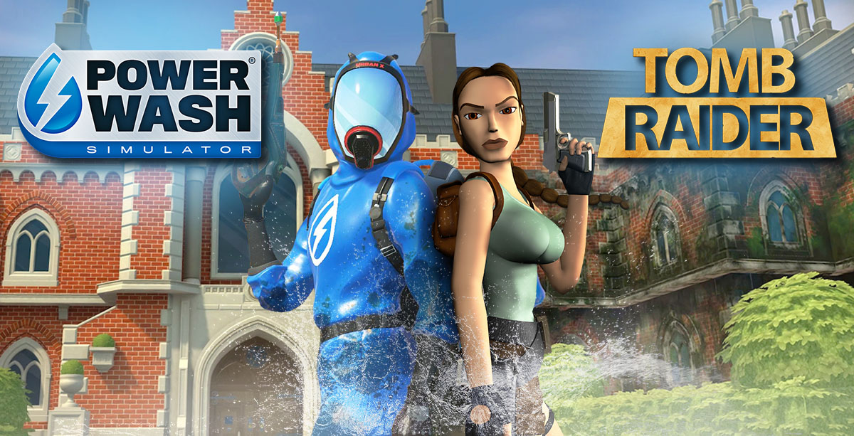 PowerWash Simulator TOMB RAIDER FINAL FANTASY VII su Playstation e Nintendo Switch