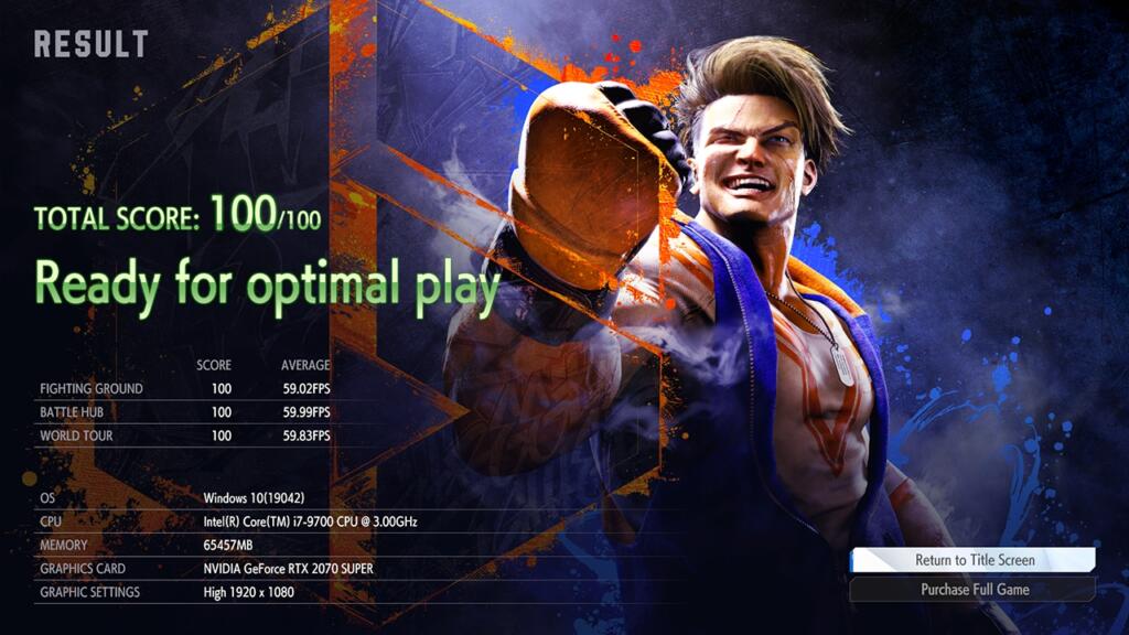 Street fighter 6 - Benchmark Tool Disponibile