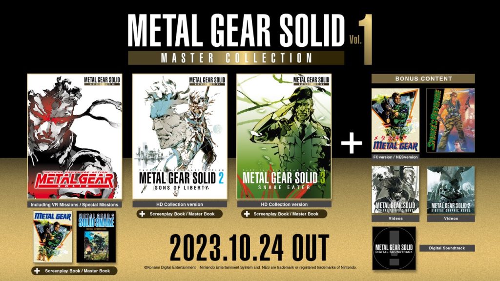 MGS: Master Collection Vol. 1 ha una data di uscita • Q-Gin
