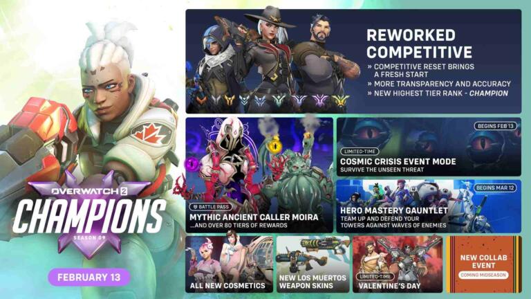 Overwatch 2: rework competitive e nuova collaborazione