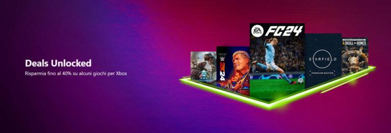 Deals Unlocked su Xbox Store: risparmia sui giochi top!