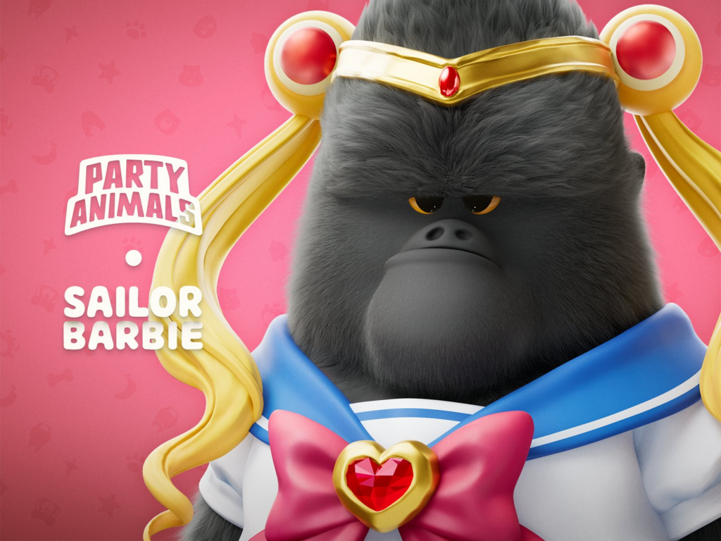 Arriva Sailor Moon in Party Animals