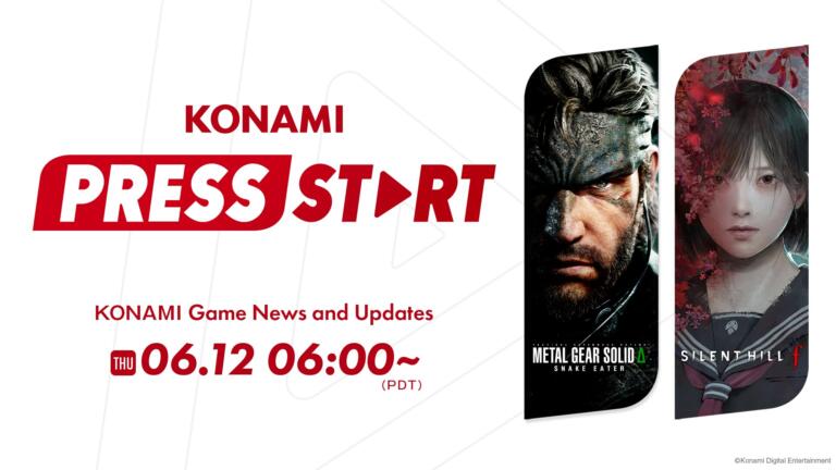 Konami annuncia Press Start, il suo evento estivo