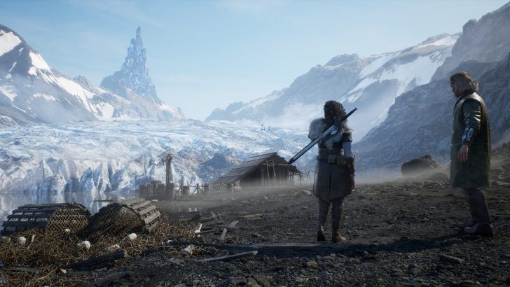Screenshot Echoes of the End gameplay con magie e azione stile God of War