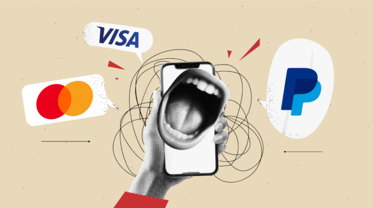 RoseRodionova / Shutterstock / Visa / Mastercard / PayPal / Aftermath
