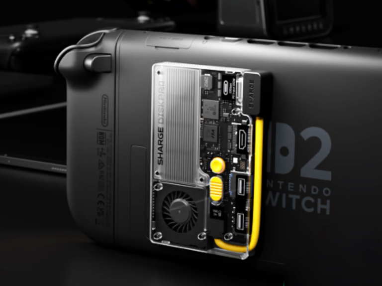 Sharge Disk Pro: SSD Esterno con Ventola Integrata Switch 2
