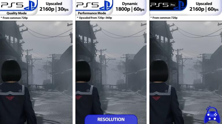 Silent Hill f in bassa risoluzione su PlayStation 5: scende a 360p per mantenere i 60FPS