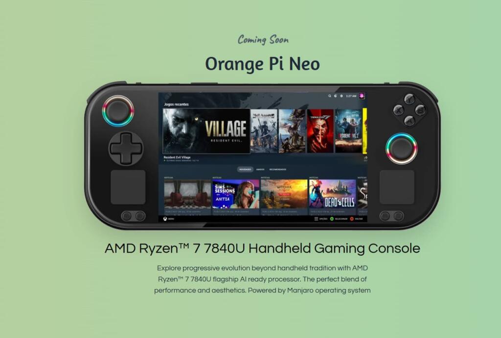 Il progetto handheld Orange Pi Neo con Manjaro Linux viene messo “on ice” a causa dell’aumento dei prezzi dei componenti