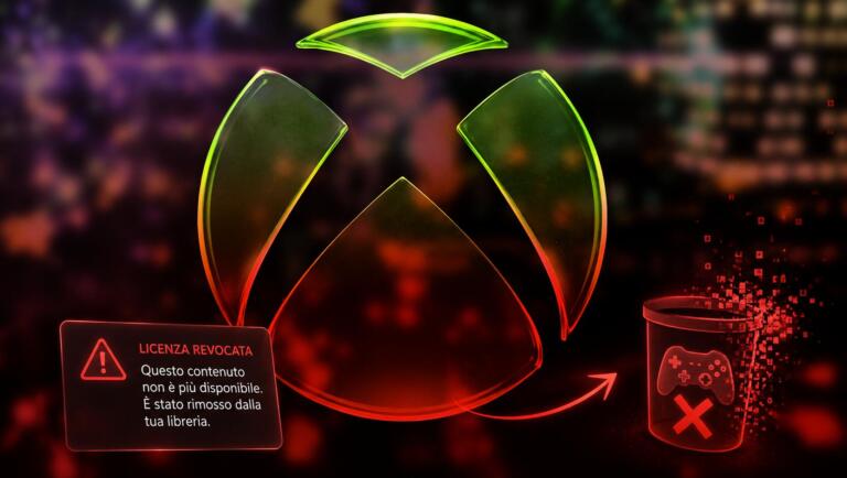 XBOX HARD DELISTING LICENZA REVOCATA