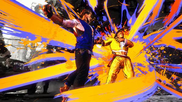 Luke e Jamie si scontrano in Street Fighter 6 tra vivaci schizzi di vernice colorata