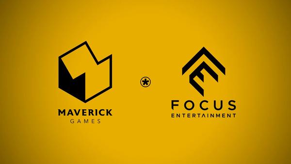 Loghi di Maverick Games e Focus Entertainment per la collaborazione col videogioco Clutch