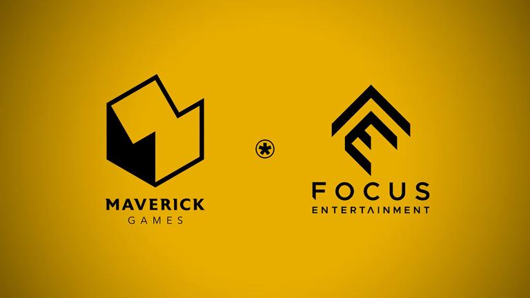 Loghi di Maverick Games e Focus Entertainment per la collaborazione col videogioco Clutch