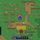 Schermata di Fantasy Online 2 con un personaggio in una fattoria pixel art, campi coltivati e interfaccia di gioco