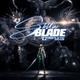 Logo del gioco Stellar Blade Complete Edition con la protagonista in posa con la spada di fronte a enormi mostri