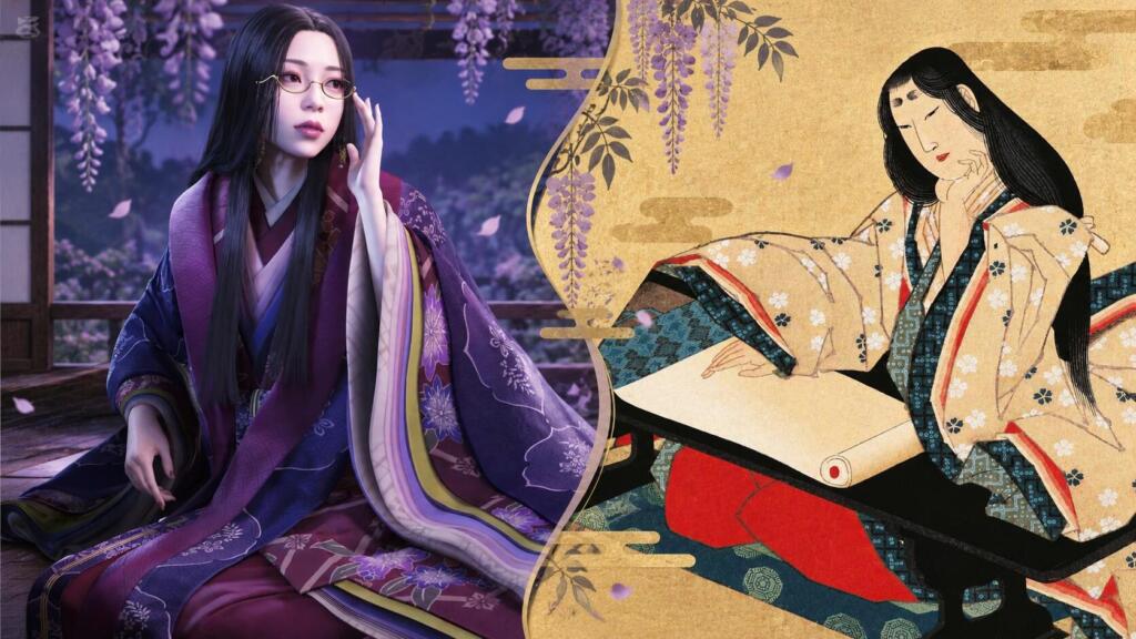 Immagine rappresentativa di Murasaki Shikibu, personaggio storico giapponese che appare anche in Onimusha: Way of the Sword