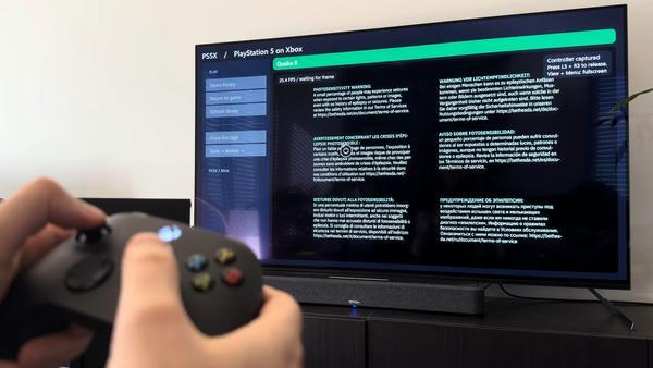 PlayStation 5 emulata attraverso KytyPS5 su XBOX Series X, provando Quake 2