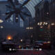Il protagonista Trepp osserva un imponente artefatto alieno sospeso nel soffitto di un salone neo-vittoriano nel videogioco .curator di Richard K. Morgan e STRTL Games