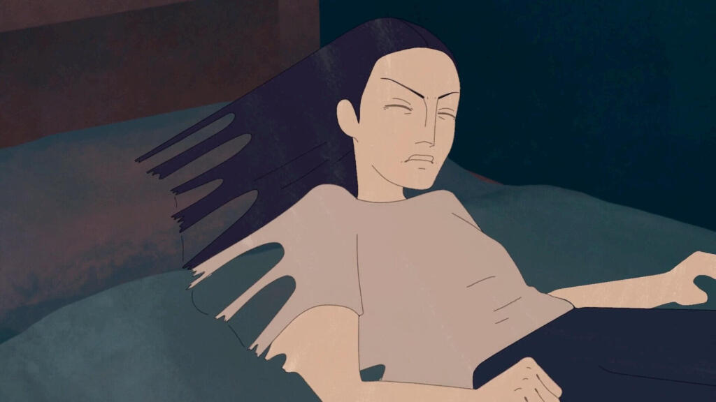 A Heavy Morning: screenshot del mondo interiore Mind Space e degli enigmi narrativi dell'avventura indie