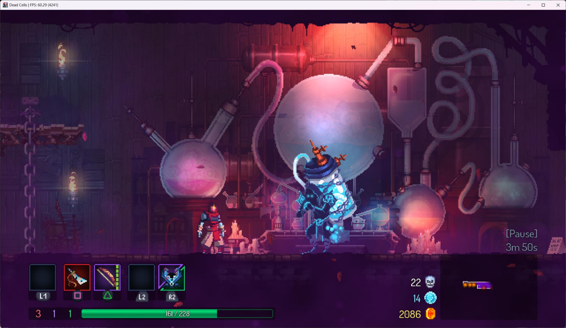 Dead Cells versione PS5 eseguito su PC tramite AnyPS5