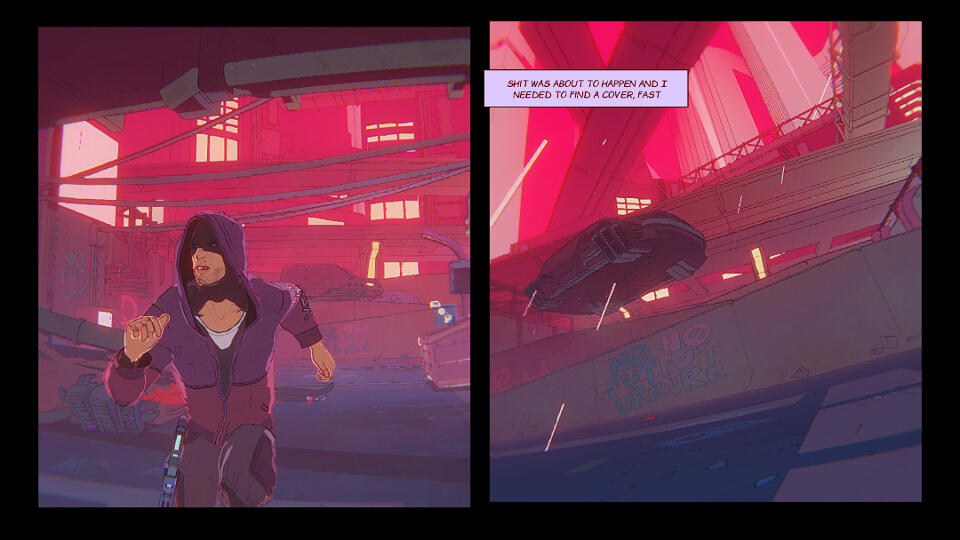 FORECLOSED screenshot ufficiale di gameplay cyberpunk di Antab Studio