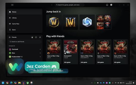 Microsoft sta cucinando la nuova XBOX App: interfaccia rinnovata e prestazioni superiori