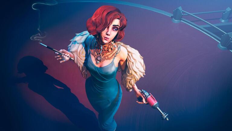 Satellite Odyssey Jupiter: artwork ufficiale dell'horror fantascientifico decopunk di Antifreeze Games