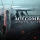 Key art ufficiale di Ace Combat 8: Wings of Theve che ritrae un pilota sul ponte di volo di una portaerei di fronte a un caccia militare F/A-18, accompagnato dal logo del videogioco.