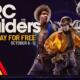 Key art promozionale ufficiale di ARC Raiders che annuncia il fine settimana di gioco gratuito dall'8 al 12 ottobre su PC, PlayStation 5 e Xbox Series X|S.