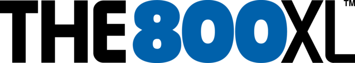 Logo ufficiale di THE 800XL con il marchio Atari.