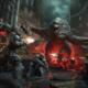 Key art ufficiale di Gears of War: E-Day con Marcus Fenix, Dom Santiago e la Squadra Bravo che affrontano i Locust nelle strade di Kalona.