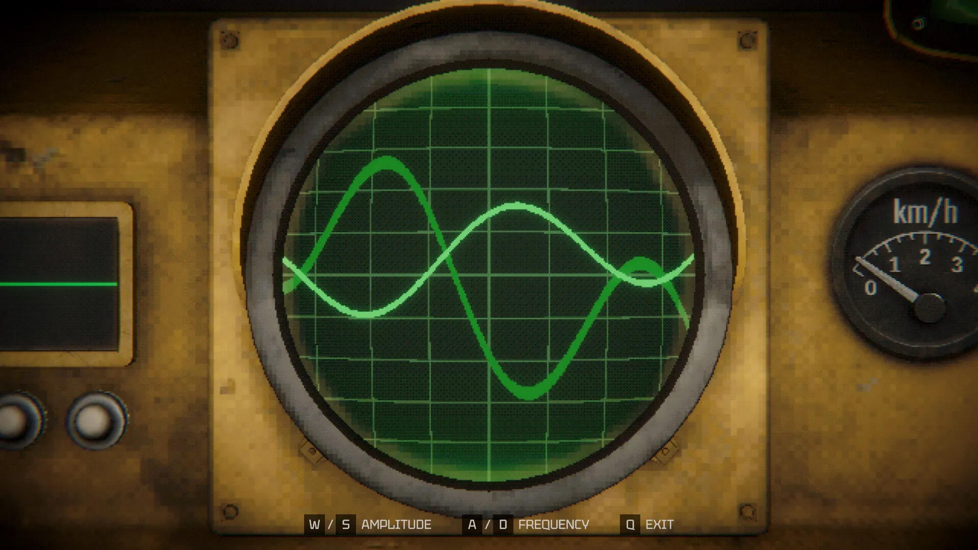 Screenshot di gameplay di GRINDWORM con il macchinario da scavo impegnato a perforare una parete rocciosa sotterranea.