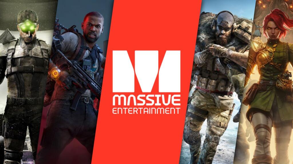 Grafica promozionale ufficiale di Massive Entertainment con il logo dello studio svedese per la nuova identit&agrave; della Creative House 2 di Ubisoft.
