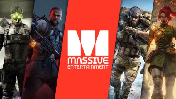 Grafica promozionale ufficiale di Massive Entertainment con il logo dello studio svedese per la nuova identità della Creative House 2 di Ubisoft.