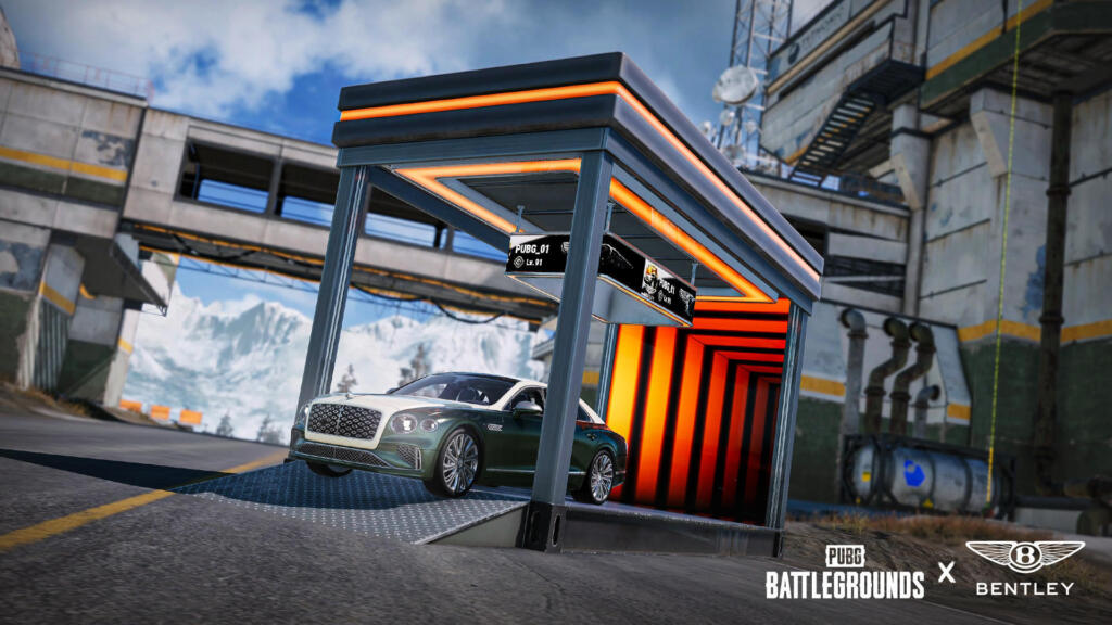 Artwork ufficiale e schermata di gioco per PUBG: BATTLEGROUNDS annuncia la collaborazione ufficiale con Bentley