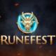 Key art ufficiale del RuneFest 2026 con il logo dorato e lo stemma del drago di RuneScape